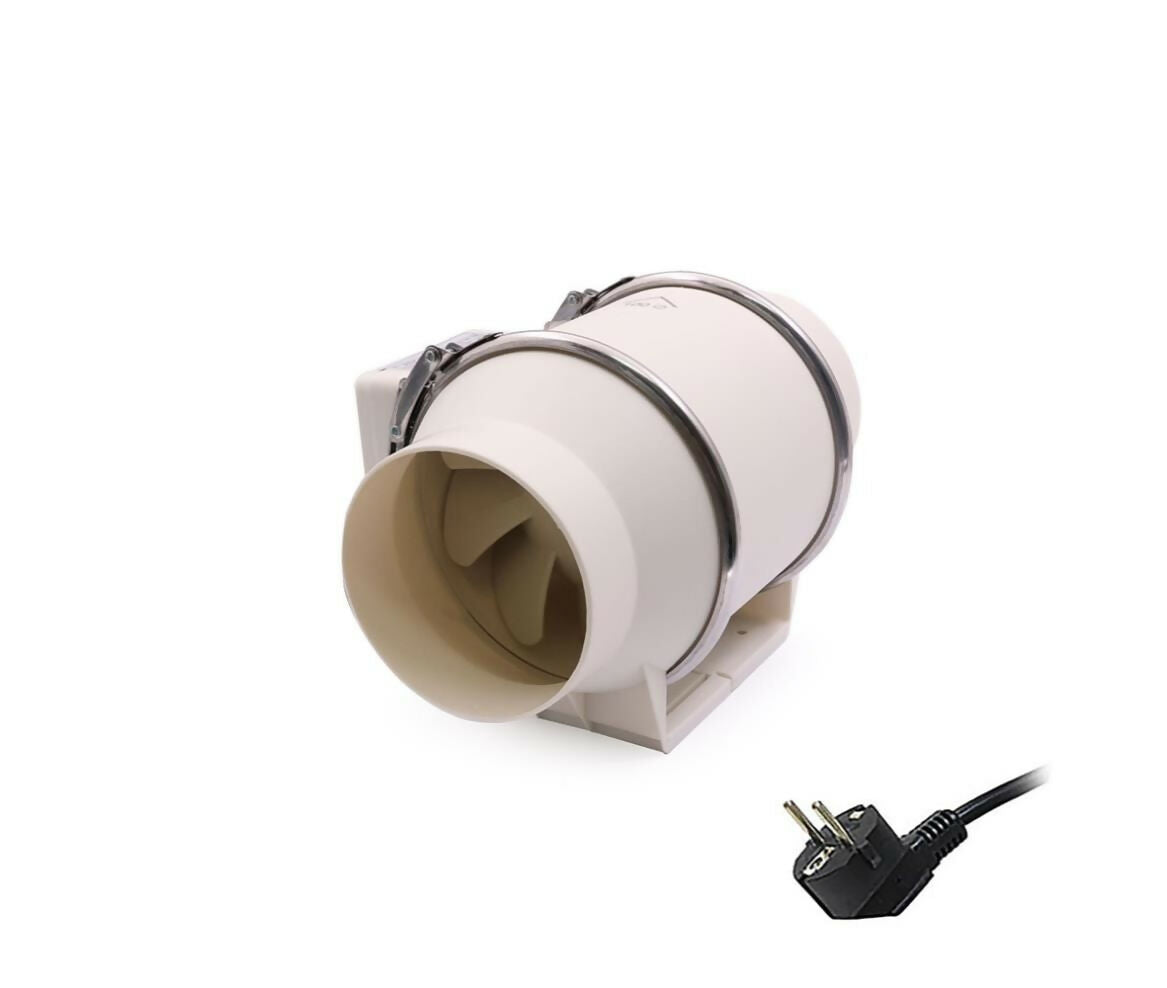 Oblique Flow Pressurized Pipe Fan | 1x Speed | 4 Inch | 40W