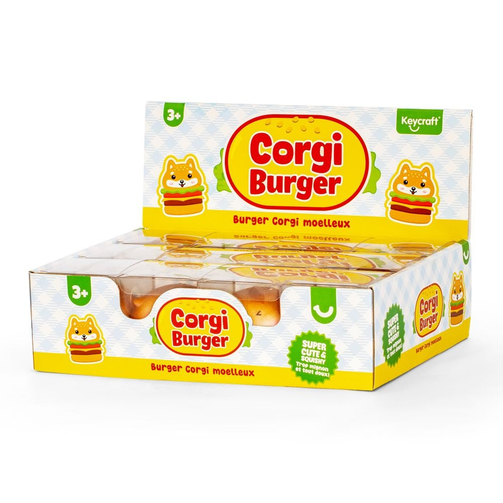 Keycraft Corgi Burger Squishy