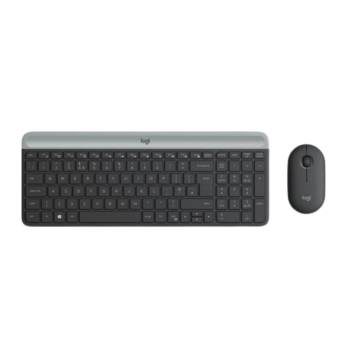 Logitech (920-010069) MK470 Slim Wireless Keyboard & Mouse Combo - UK/AR - 2Yrs - Graphite