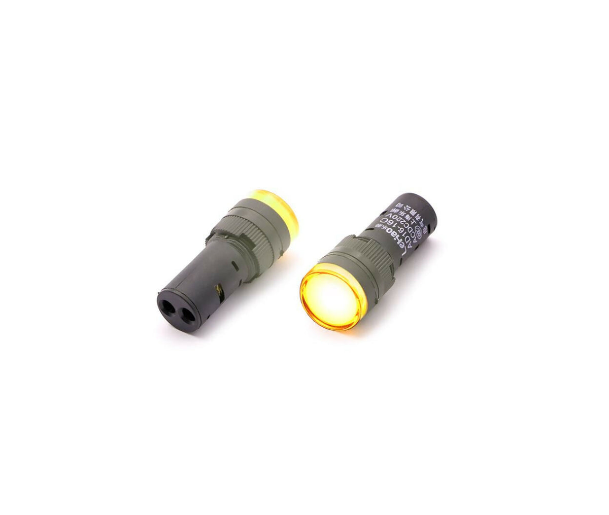 LED Indicator | 220V | 19mm - 16mm | Yellow | AD16-16C