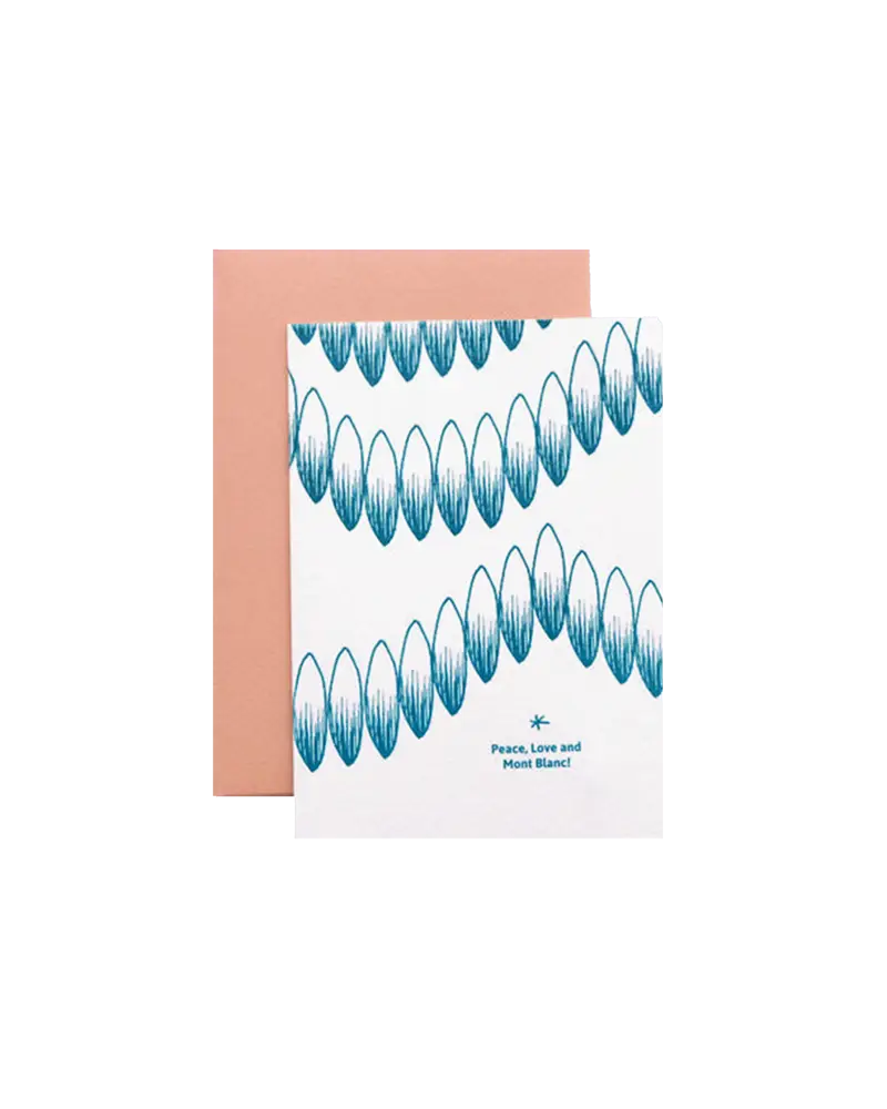 MONT BLANC Greeting Card