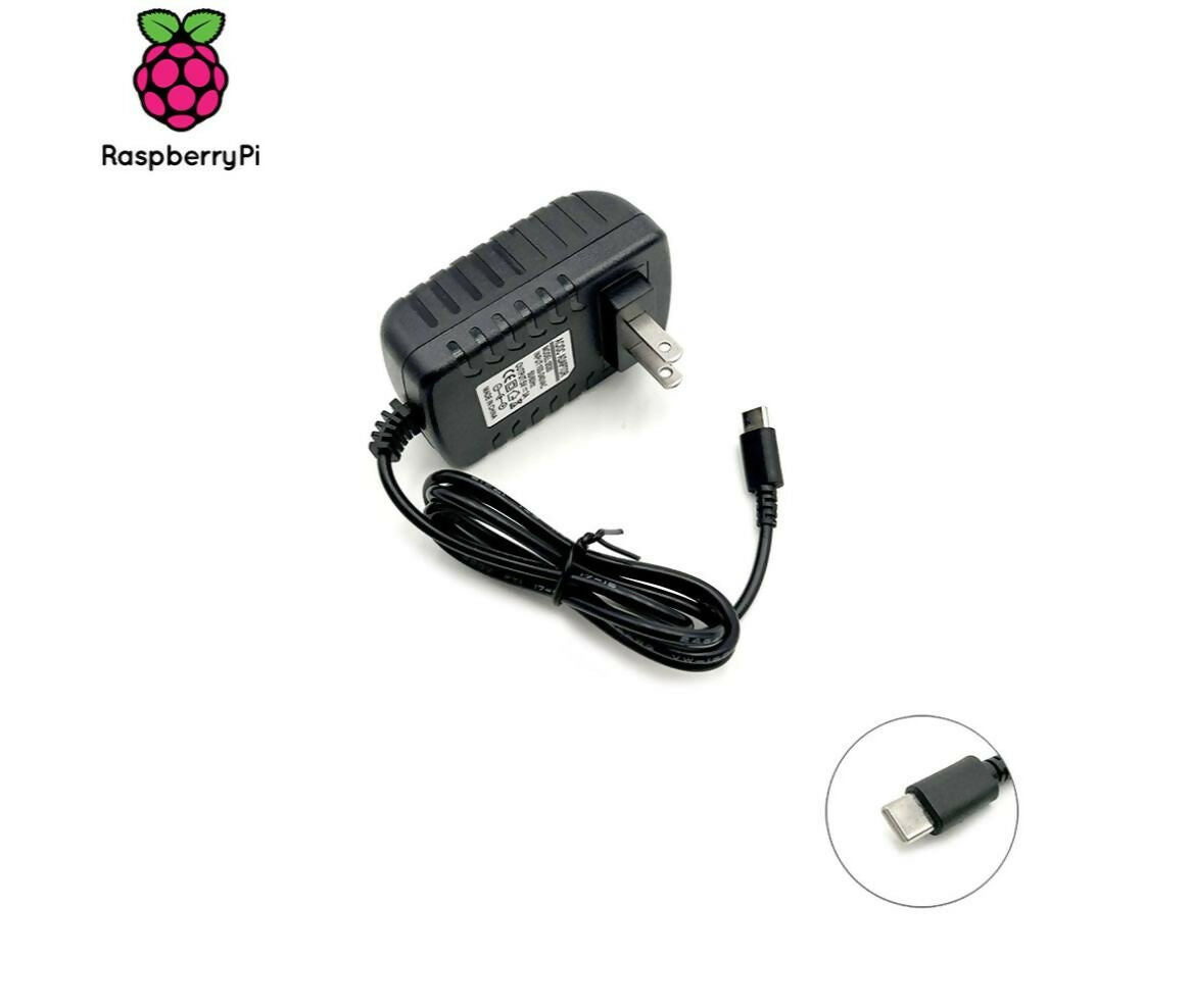 Raspberry Pi Accessory | Power Adapter | 5V 3A | Type-C