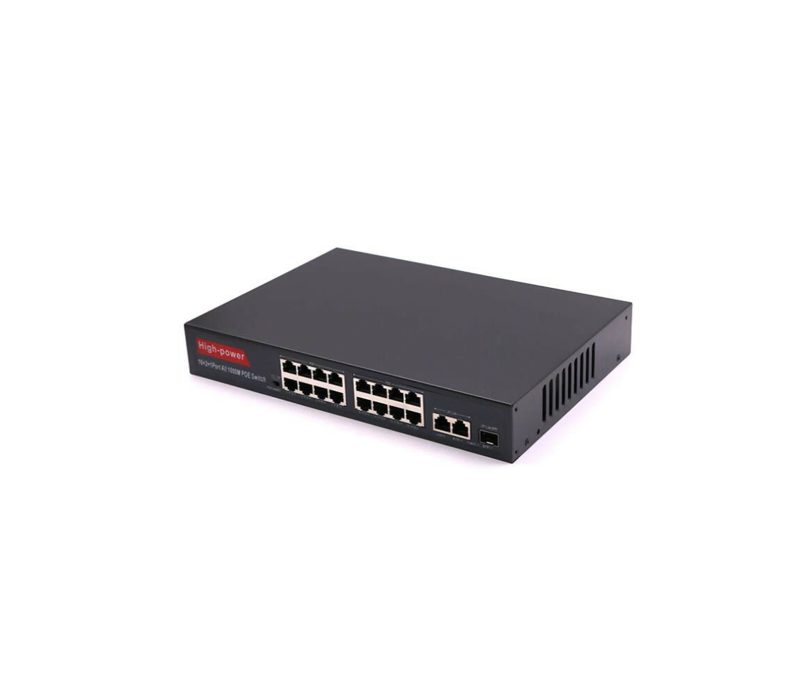Network Switch | Giga Hub | 16-Port | Unmanaged | POE | Gega