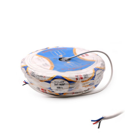 Insulated Wire Cable | 3x1.00mm | 91M | White | Liban Cables