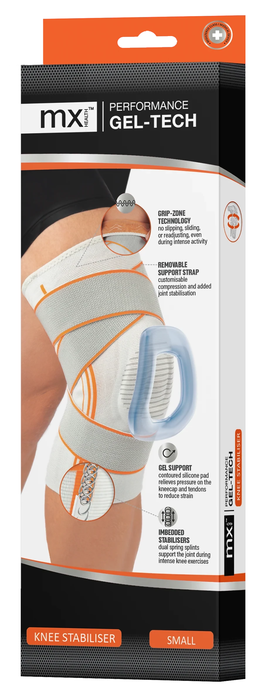 Performance Gel Tech Elasticated Knee Stabiliser