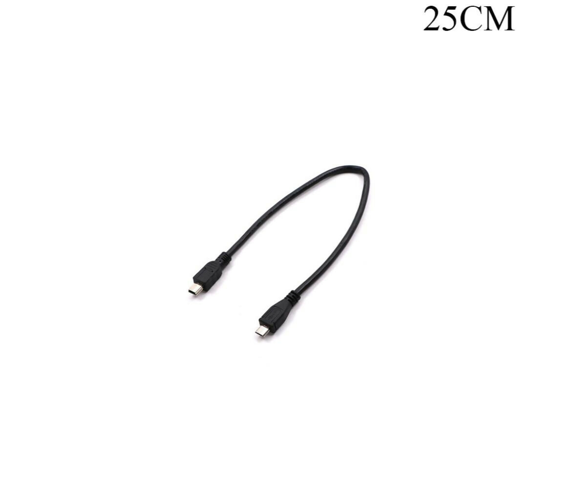 Data Cable | Micro USB Male - Mini USB Male | 0.25M