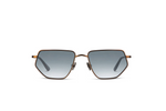 Sunglasses with a bronze frame and gradient lenses 