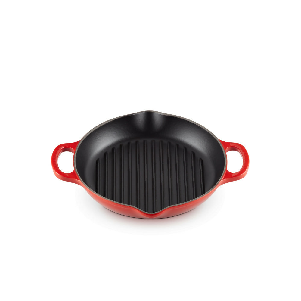 Le Creuset Round Deep Grill Evo 25cm (Cherry)