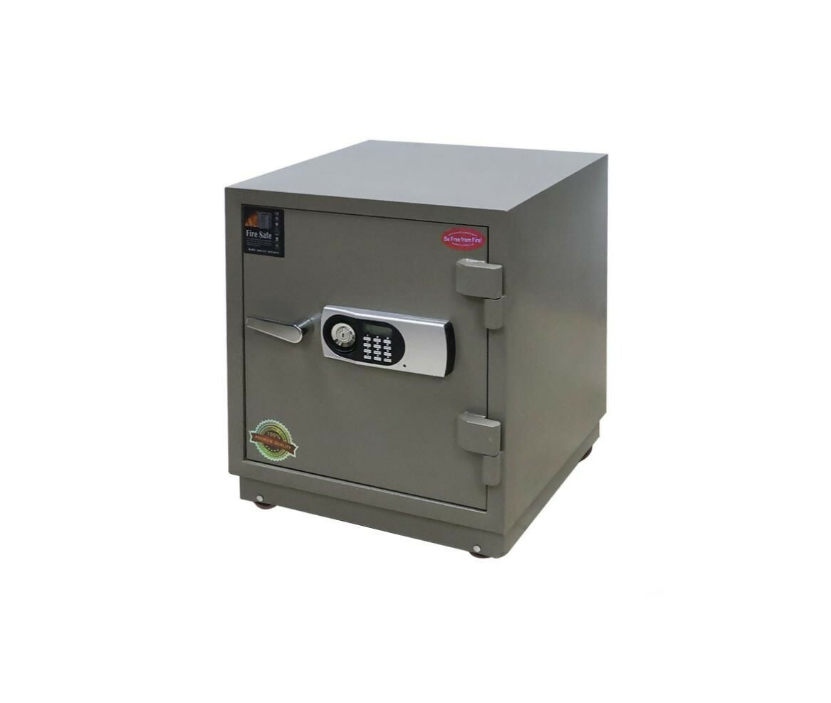 Safe Box | Electronic key | Fire Resist | 620x500x470mm | 97Kg | Brown
