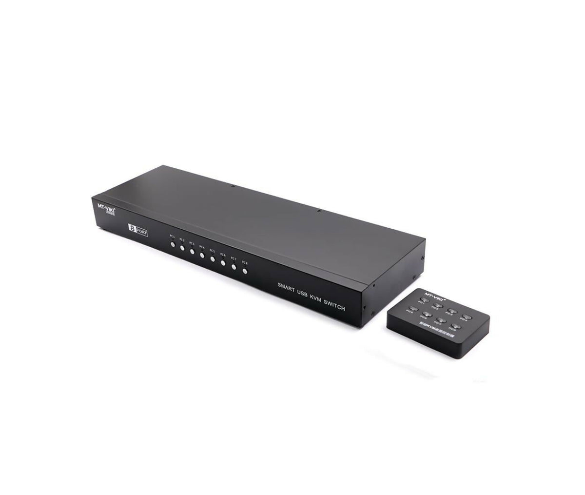 KVM Switch | 8 USB-B & VGA | Manual Selector | MT-801UK