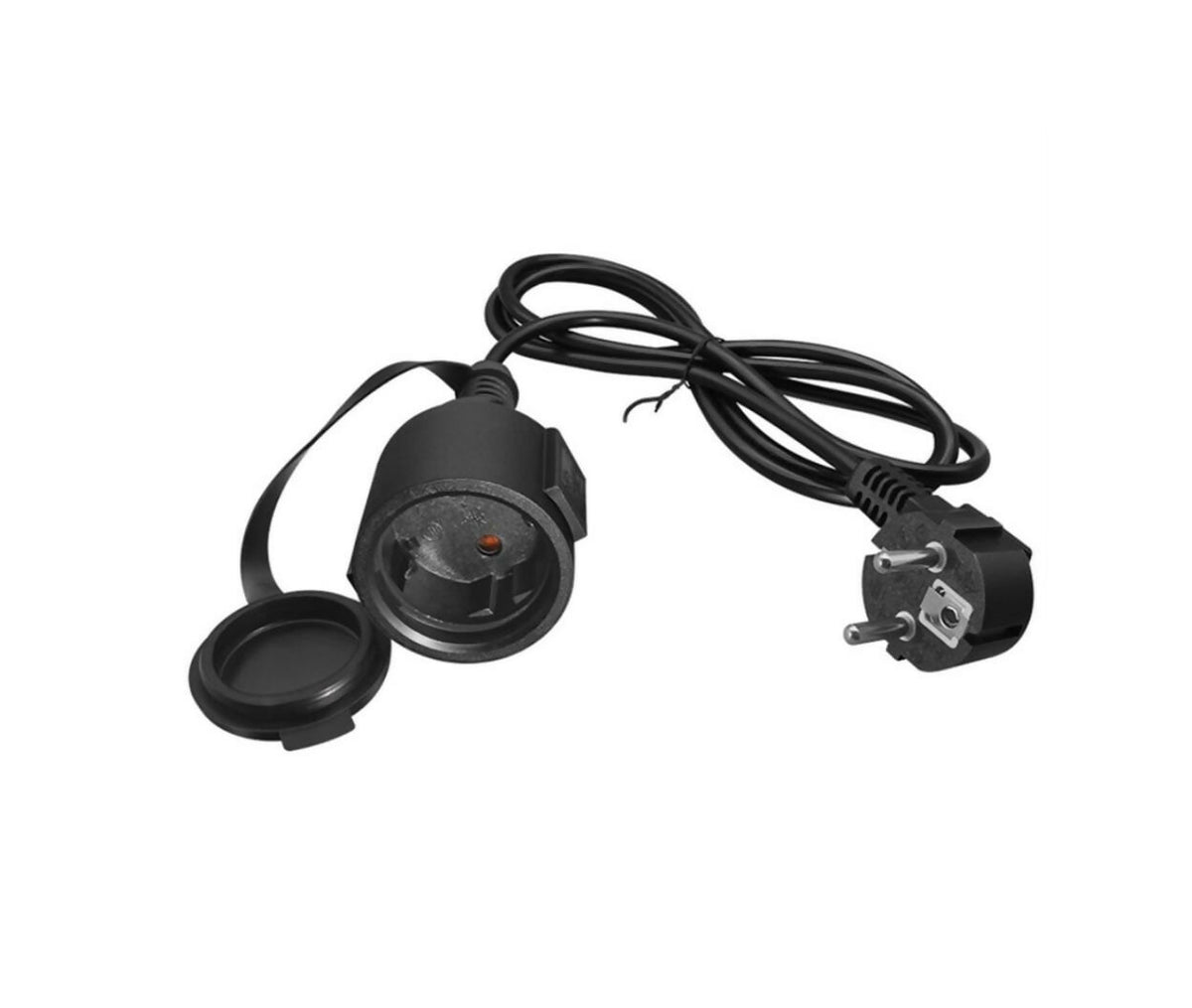 Power Cable | German Plug - German Socket | 3x1.5mm | 1.5M