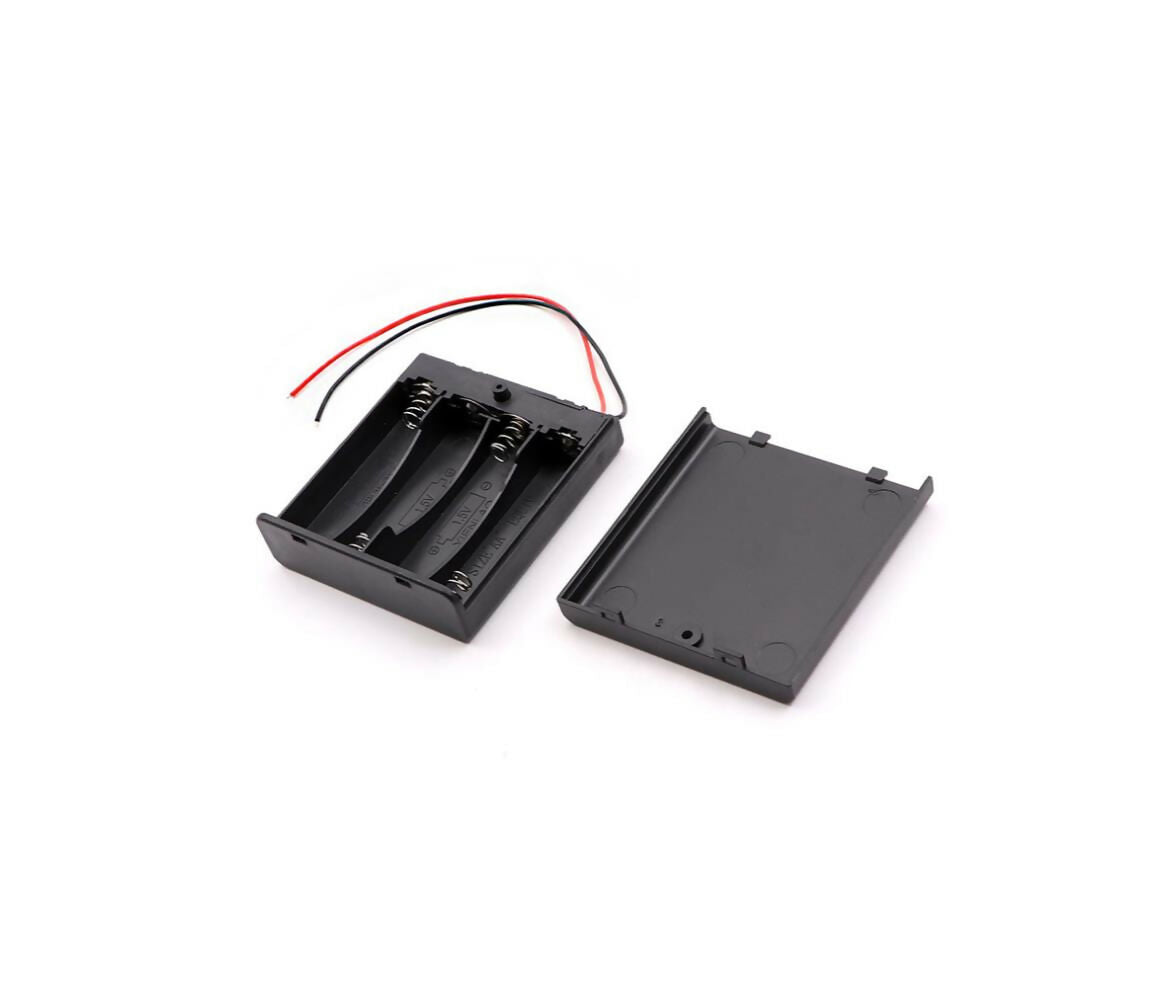 Battery Holder Storage | 4xAA | Switch & Cover
