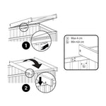 Webaby: Adjustable Changing Table MONA - Height-Adjustable Nursery Changing Station