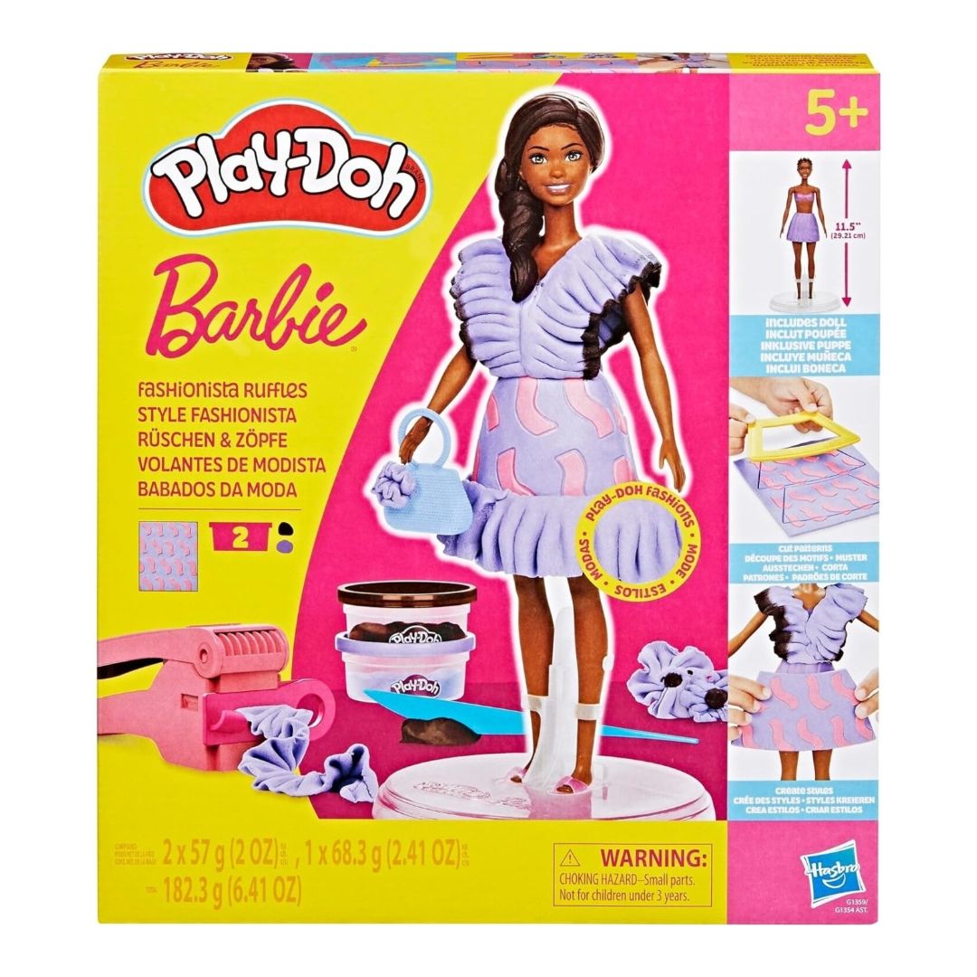 Hasbro Play-Doh Barbie Fashionista Ruffles Set