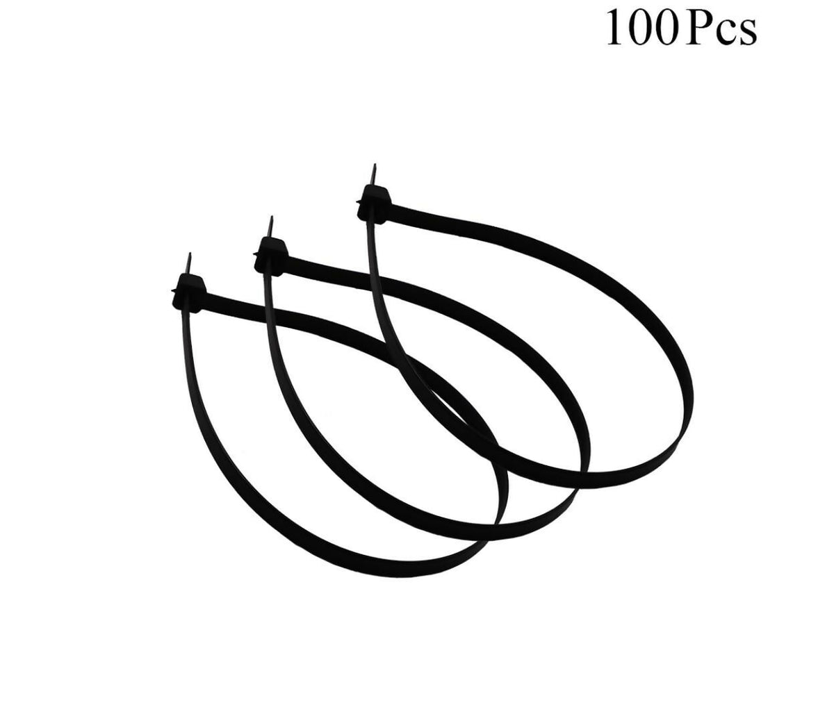 Cable Tie | 9.0x450mm | 100pcs | Black