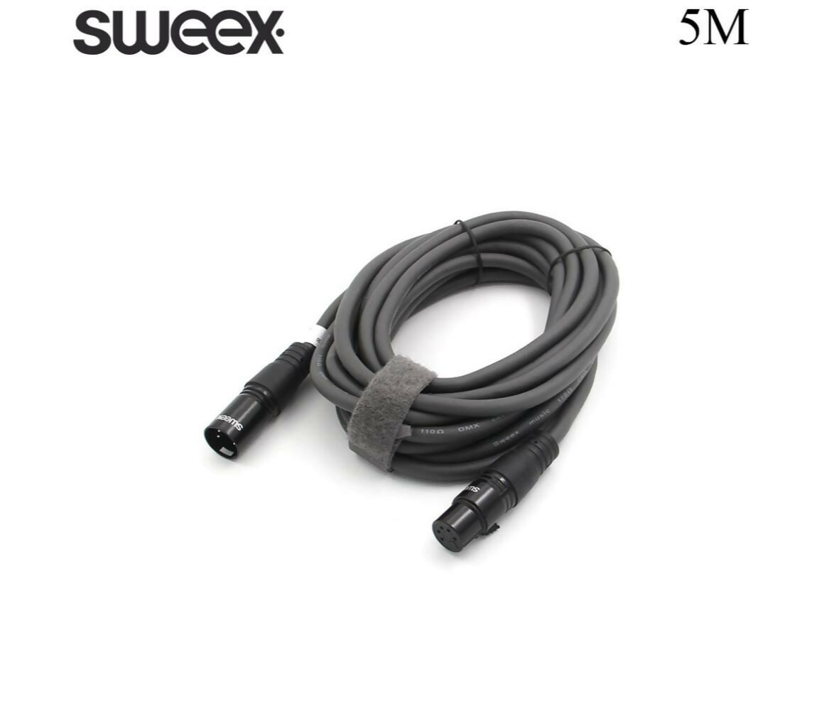 Audio Cable | XLR 5-Pin | Male - Female | 5M | Sweex