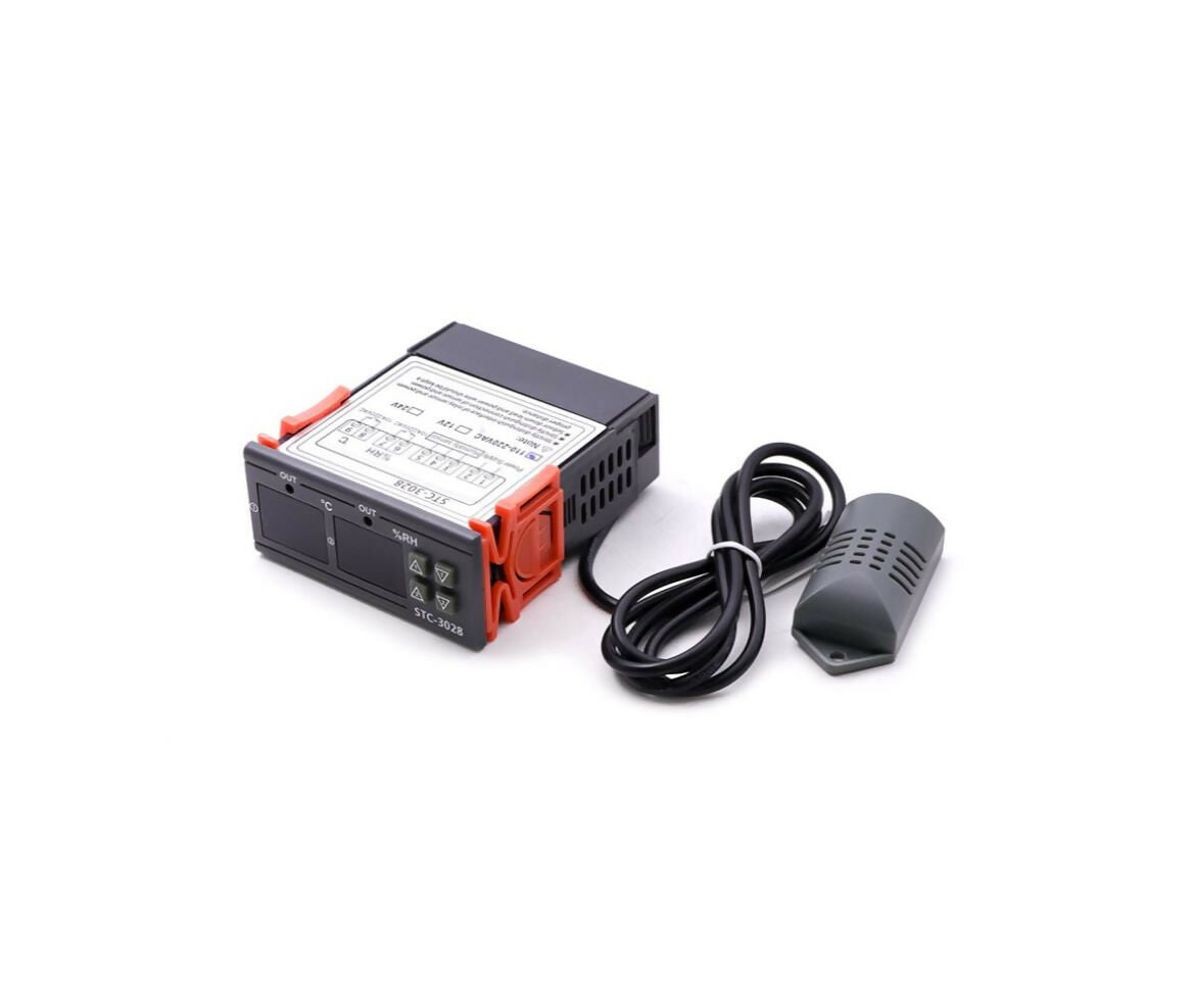 Temperature Controller & Hygrometer | Incubator | 220V AC | STC3028