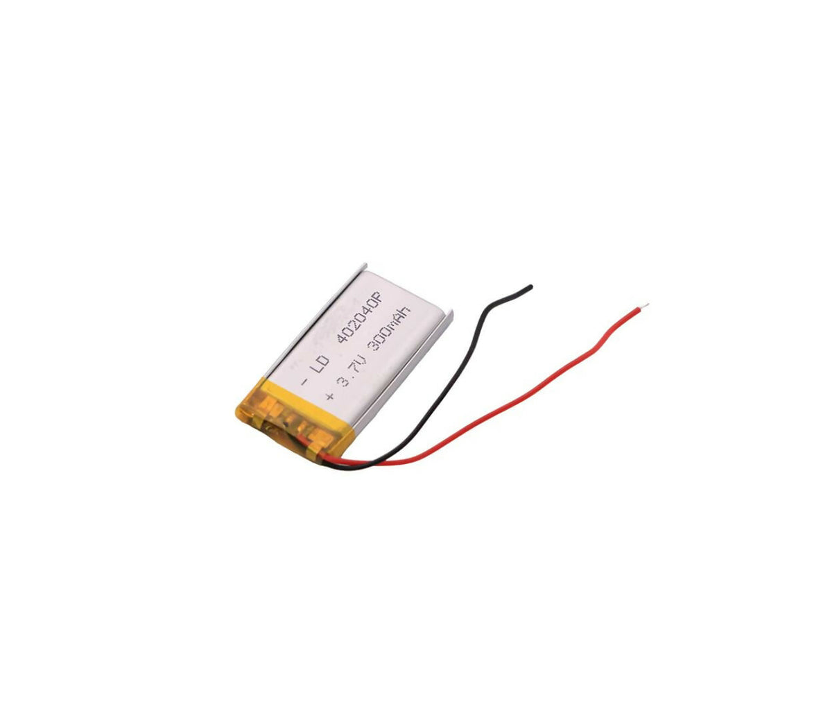 Lithium-Polymer Battery | LIPO | 40x20x4mm | 3.7V 0.30Ah