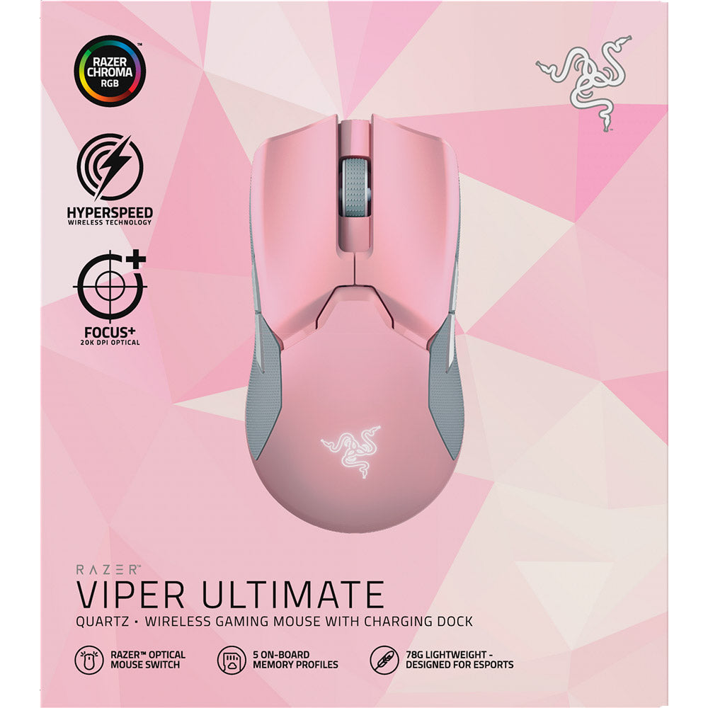 Razer Viper Ultimate with Charging Dock - Quartz