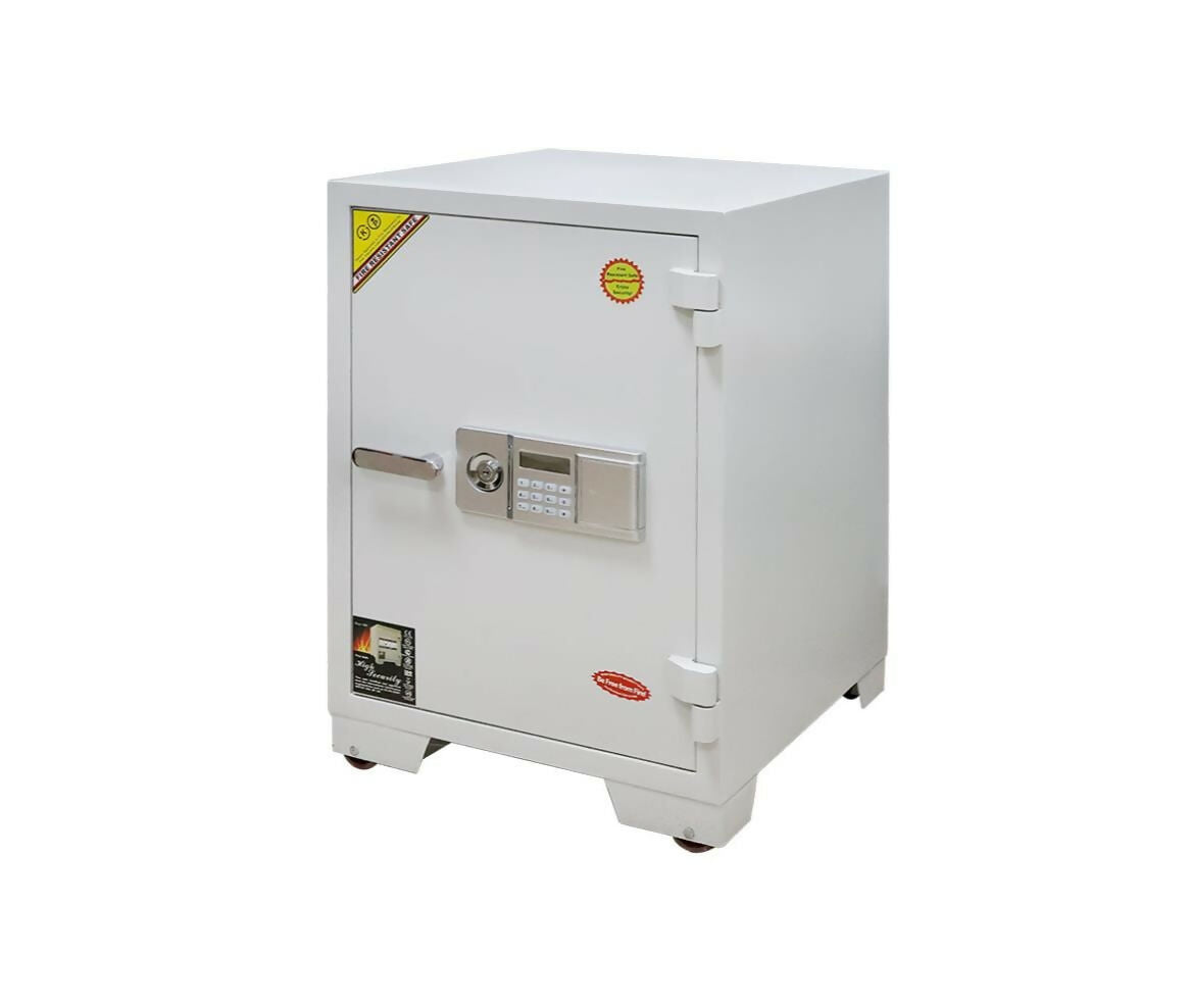 Safe Box | Electronic key | Fire Resist | 770x520x520mm | 150Kg | White