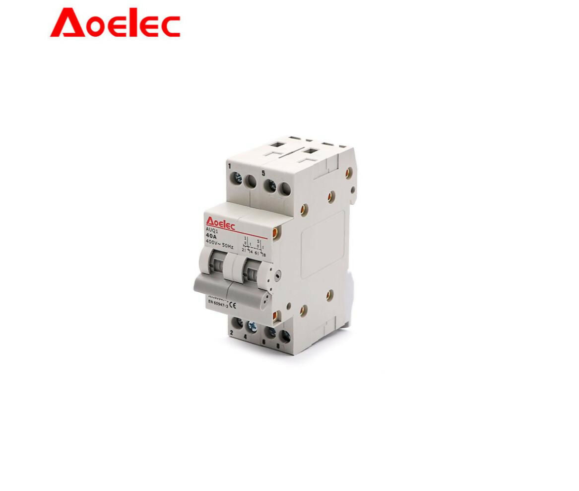 Breaker | Changeover Switch | 3 Position | 2-Pole | 40A | HAGER