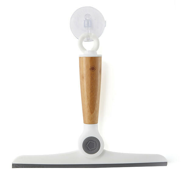 Full Circle Pivoting Squeegee - White