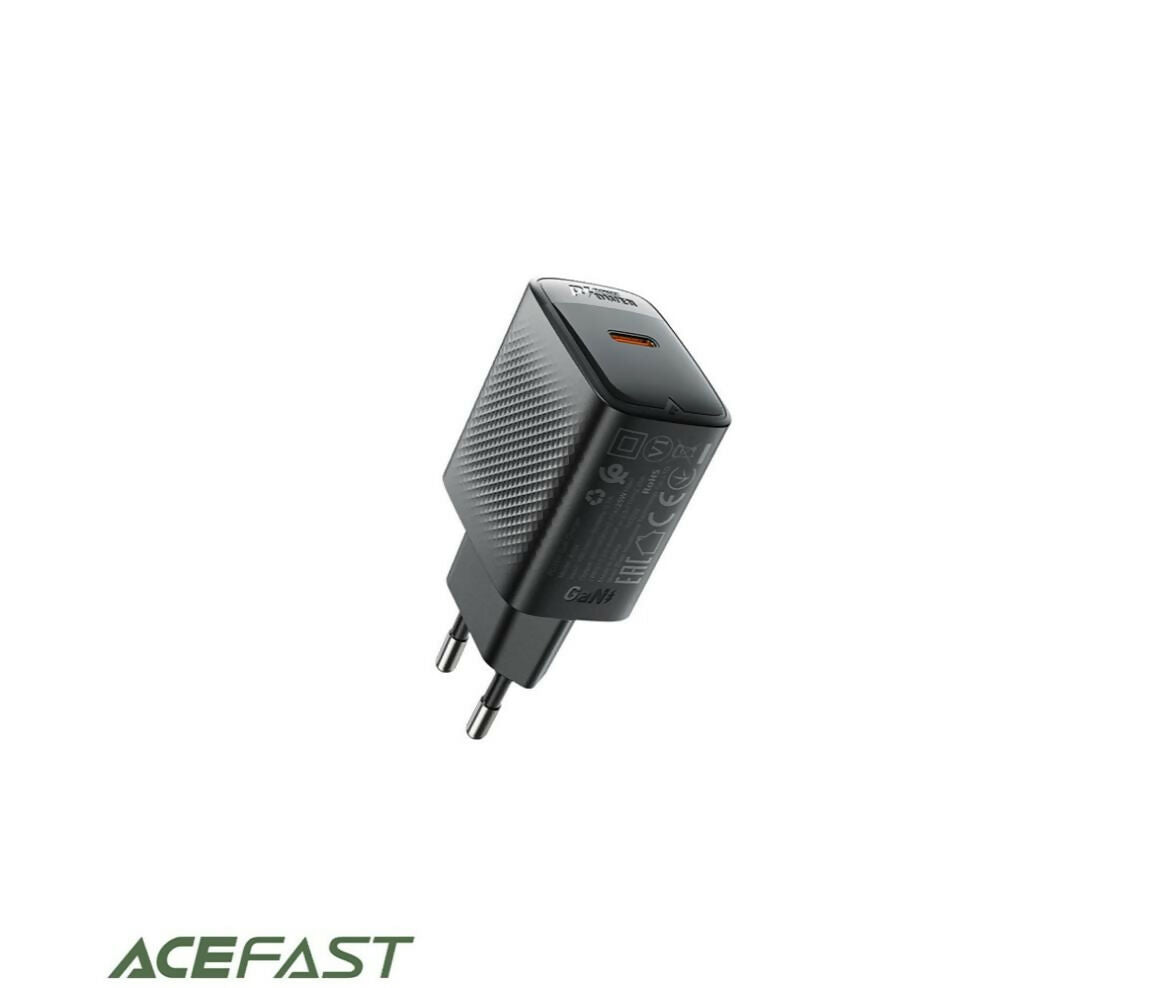 PD 25W GaN Charger, USB-C, Black (EU)