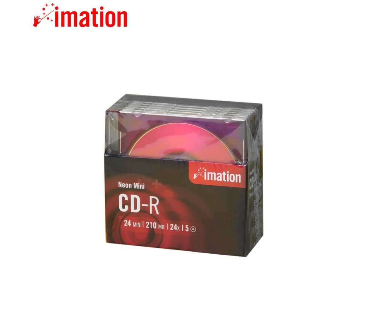 Discs | Mini CD-R Box x5 | Recordable | Imation