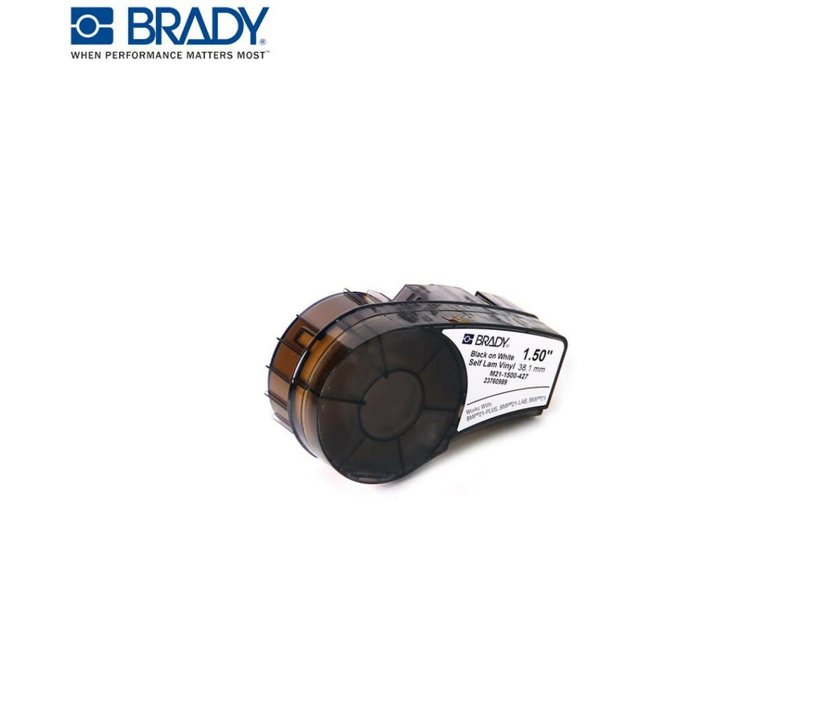 Printer Label | Handheld | Cartridge | B & W | Self-Laminating | Brady M21-1500-427