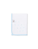 Interbaby Embroidered Gauze Blue