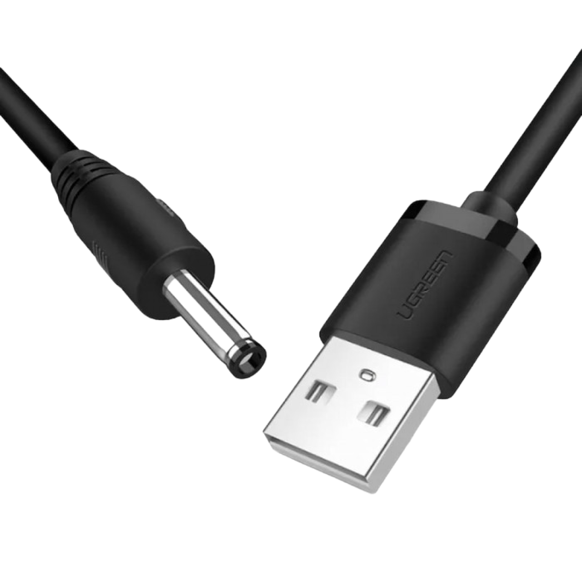 UGreen (10376) USB2.0 to DC Cable (M-M) - 1m - Black