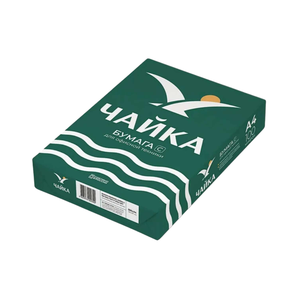Chayka A4 (100MKM) Economy Paper White 80g; 500 Sheets