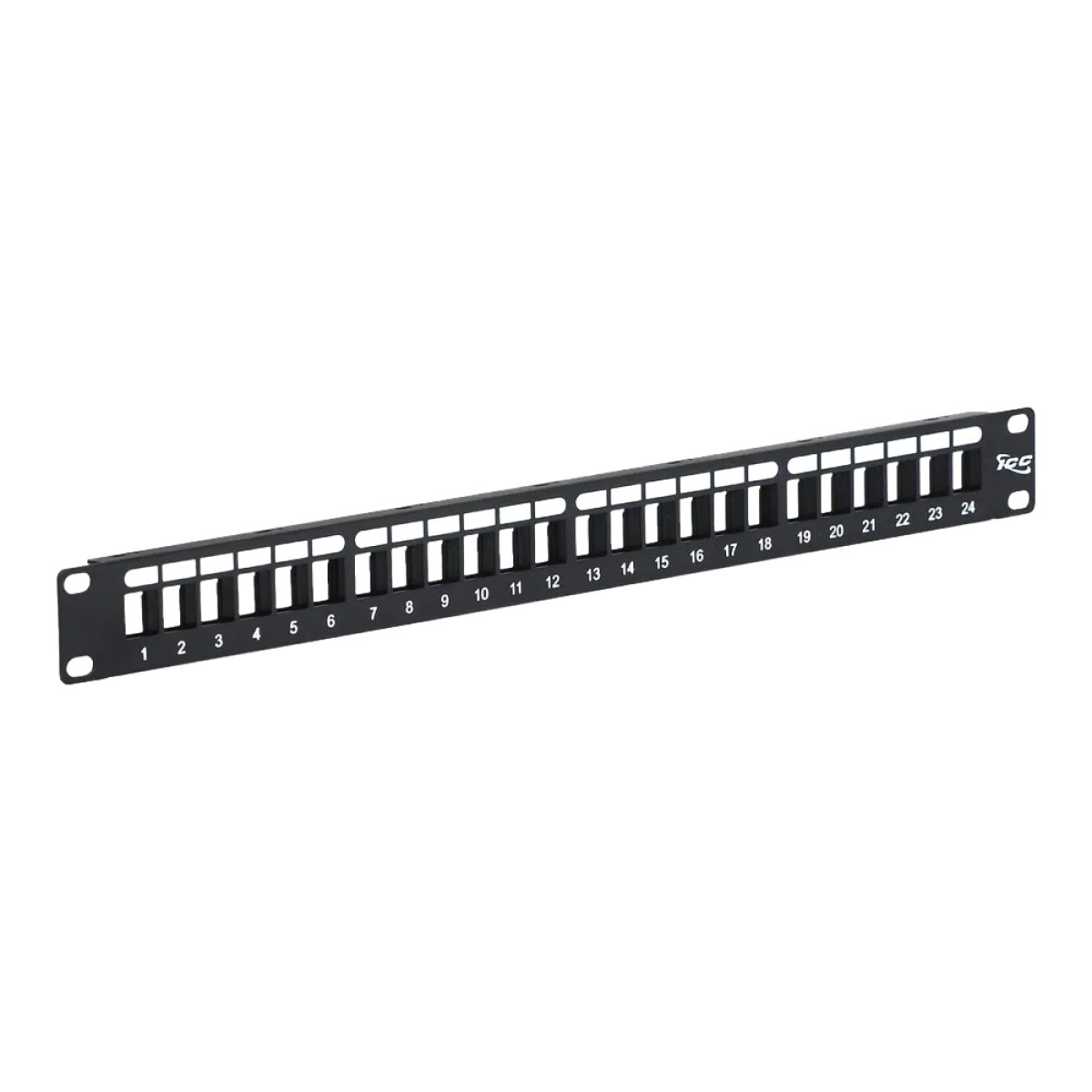 Syslink (S-BLKPNL24) Blank Patch Panel - 24x Port for 19 cabinets - Black