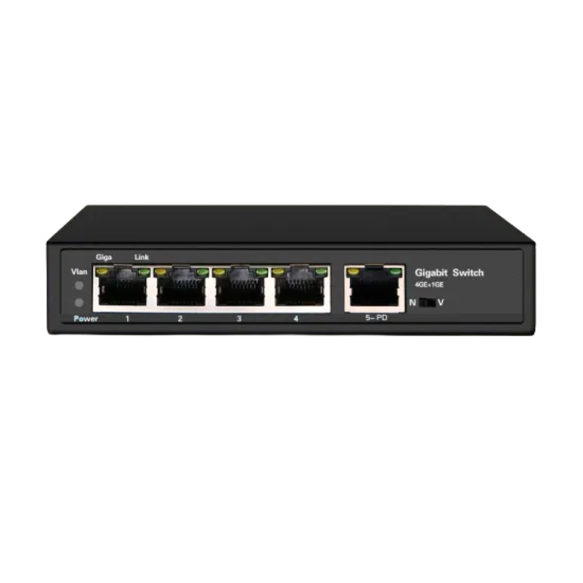 Ecom (SST-ZPX14F) 4-Port PoE Extender/Injector - White