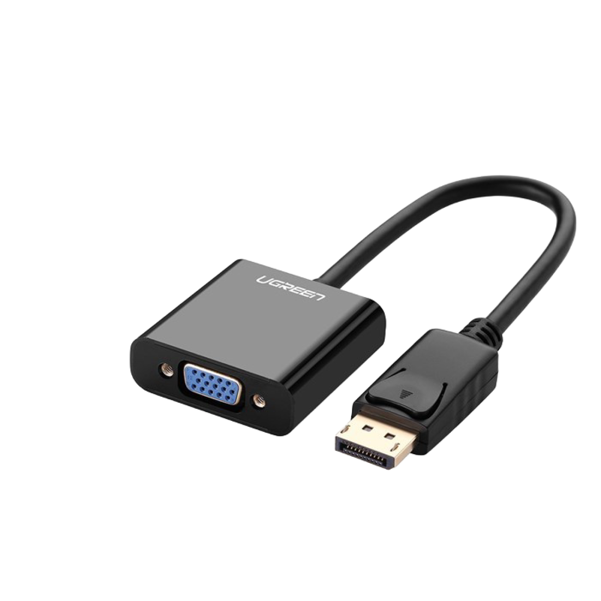 UGreen (20415) DP To VGA Cable Coupler (M-F) - 25cm - Black