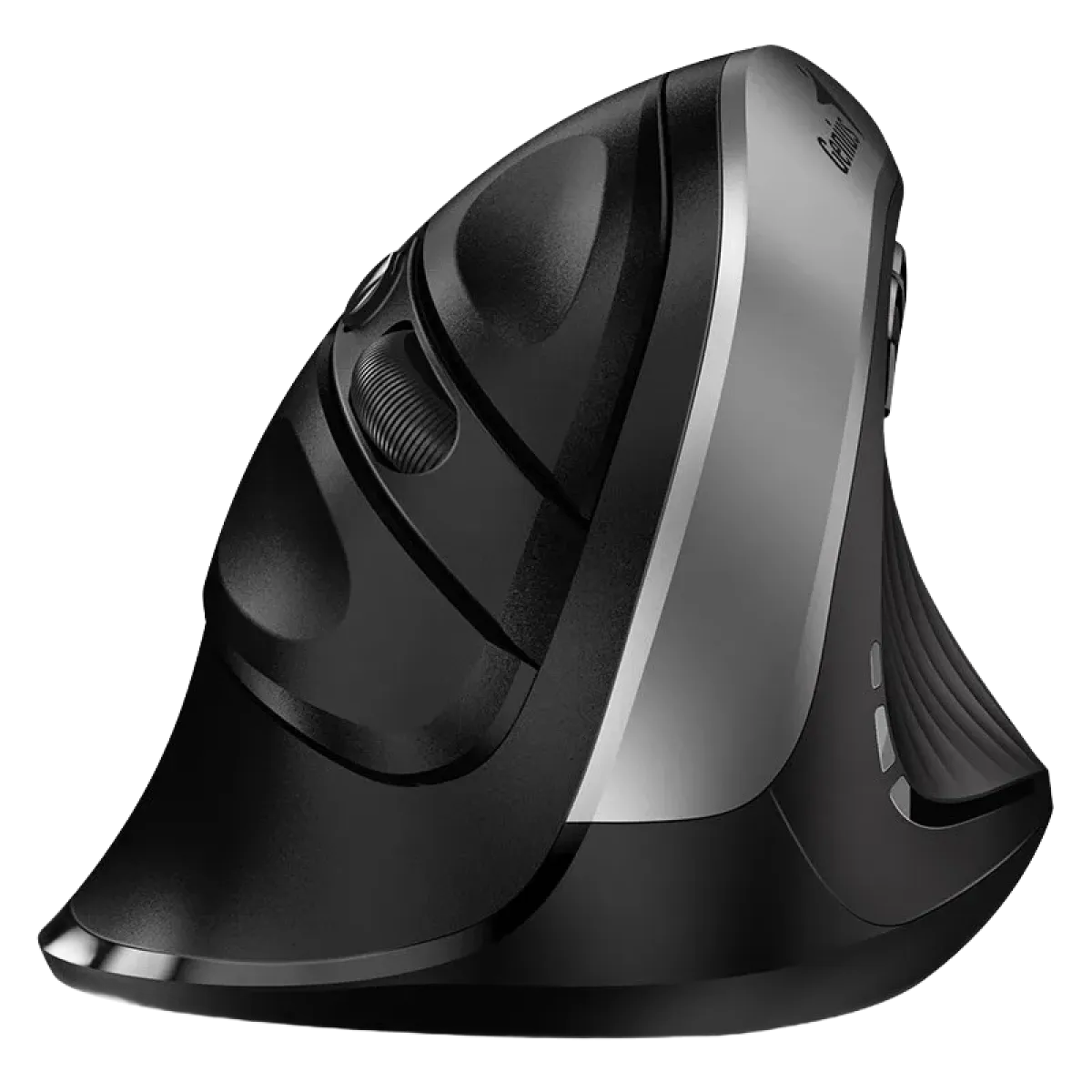 Genius(Ergo 8250S) Wireless Vertical Ergonomic Silent Mouse - 1600DPI - 2.4GHz -Silver Grey