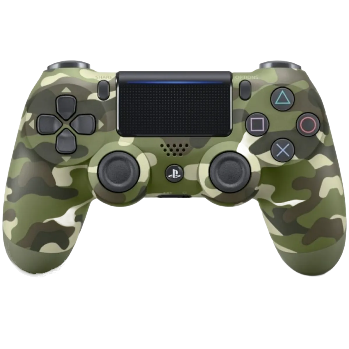 Sony (CUH-ZCT2E) Original DUALSHOCK 4 V2 Wireless Controller for PS4 - Green Camouflage