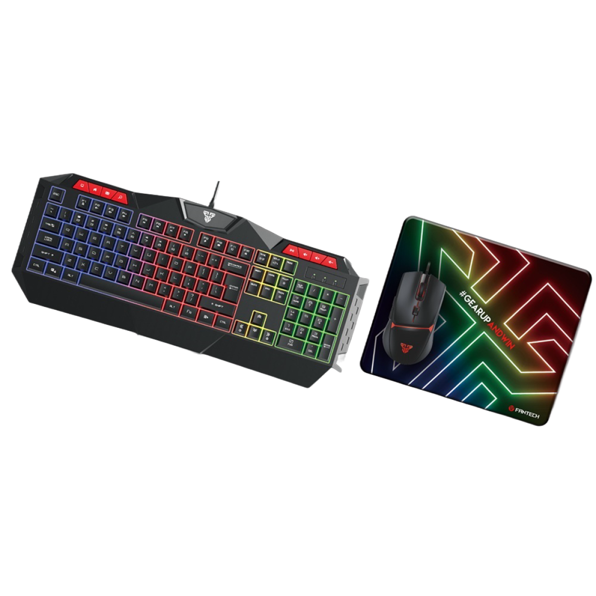 Fantech (P31) Gaming Power Pack - 3in1 Bundle Keyboard,Mouse,Mousepad- Black