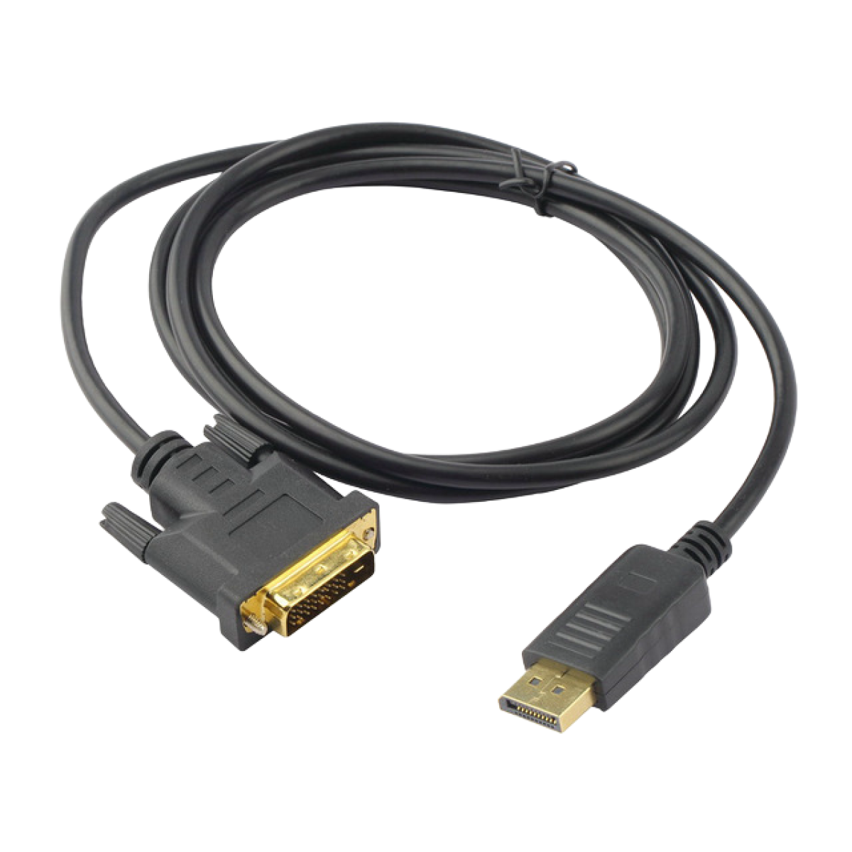 Conqueror (C133J) DP To DVI (M-M) Cable 1.8m - Black