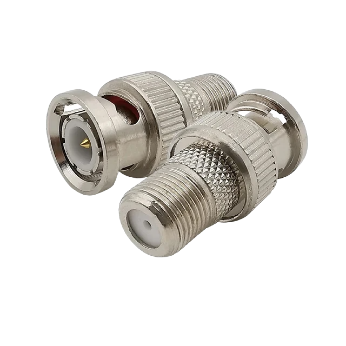 Generic BNC to F Coupler - Connector - Metallic
