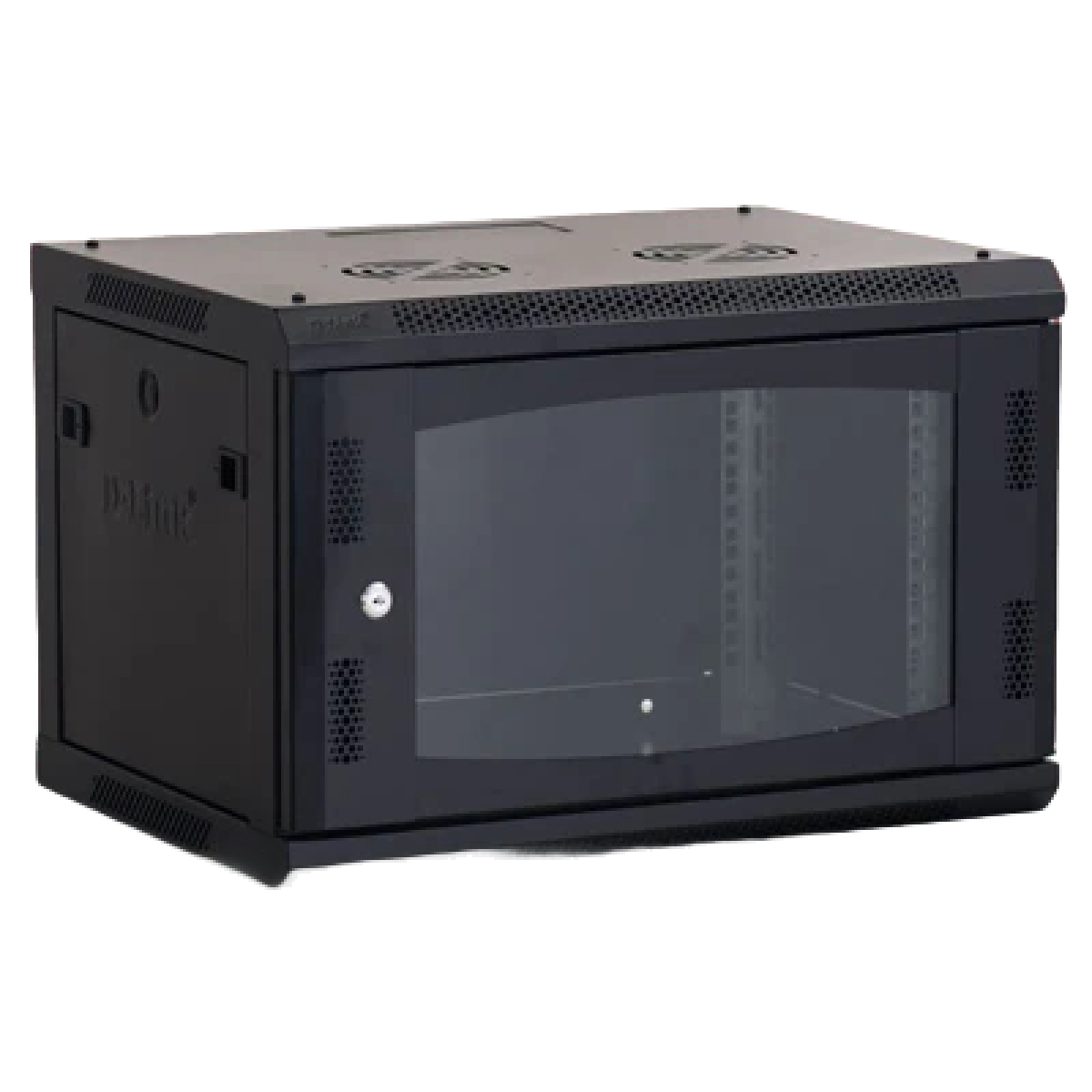 D-Link (NWR-9U-6060-BL-GL) Wall Mounted Cabinet 9U (W600*D600) - Black