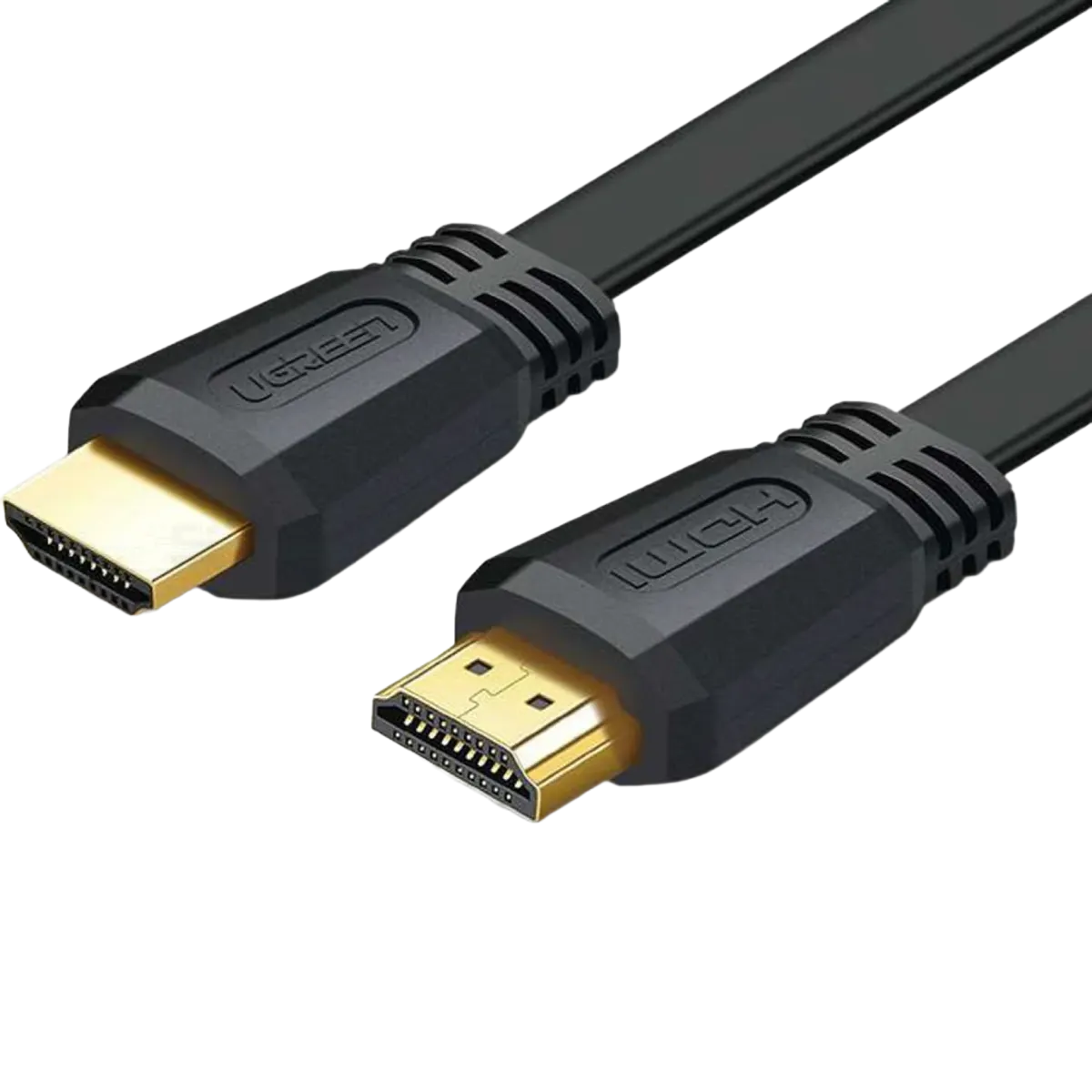 UGreen (50821) HDMI2.0 to HDMI 4K Flat Cable (M-M) - 5m - Black