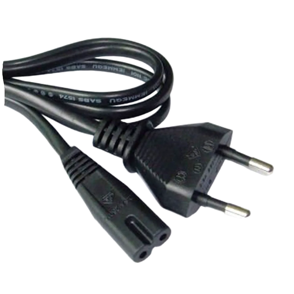 Cable Power 2 Pins 1.5m For laptops Chargers; Radios- Black