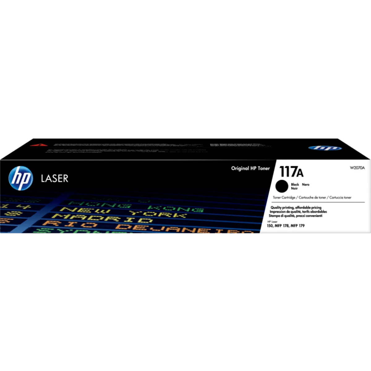 HP (W2070A) 117A Black Genuine Toner Cartridge - For HP 150; MFP 178; MFP 179 - Approx 1000 Pages