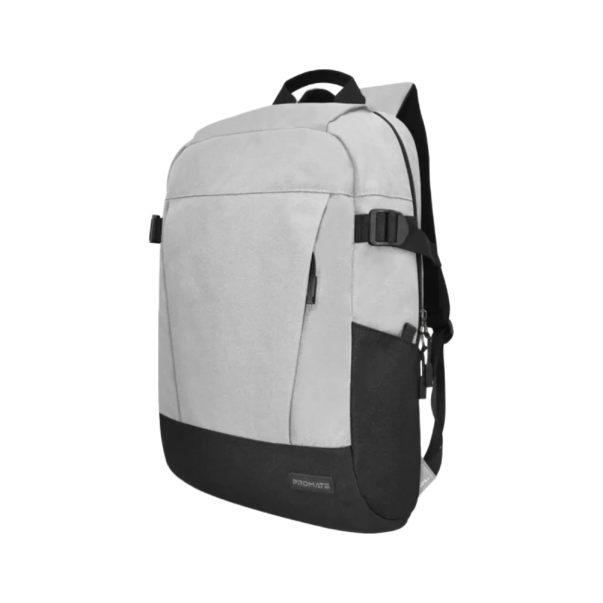 Promate (Birger) Backpack for 15.6'' Laptops - ComfortStyle - Grey