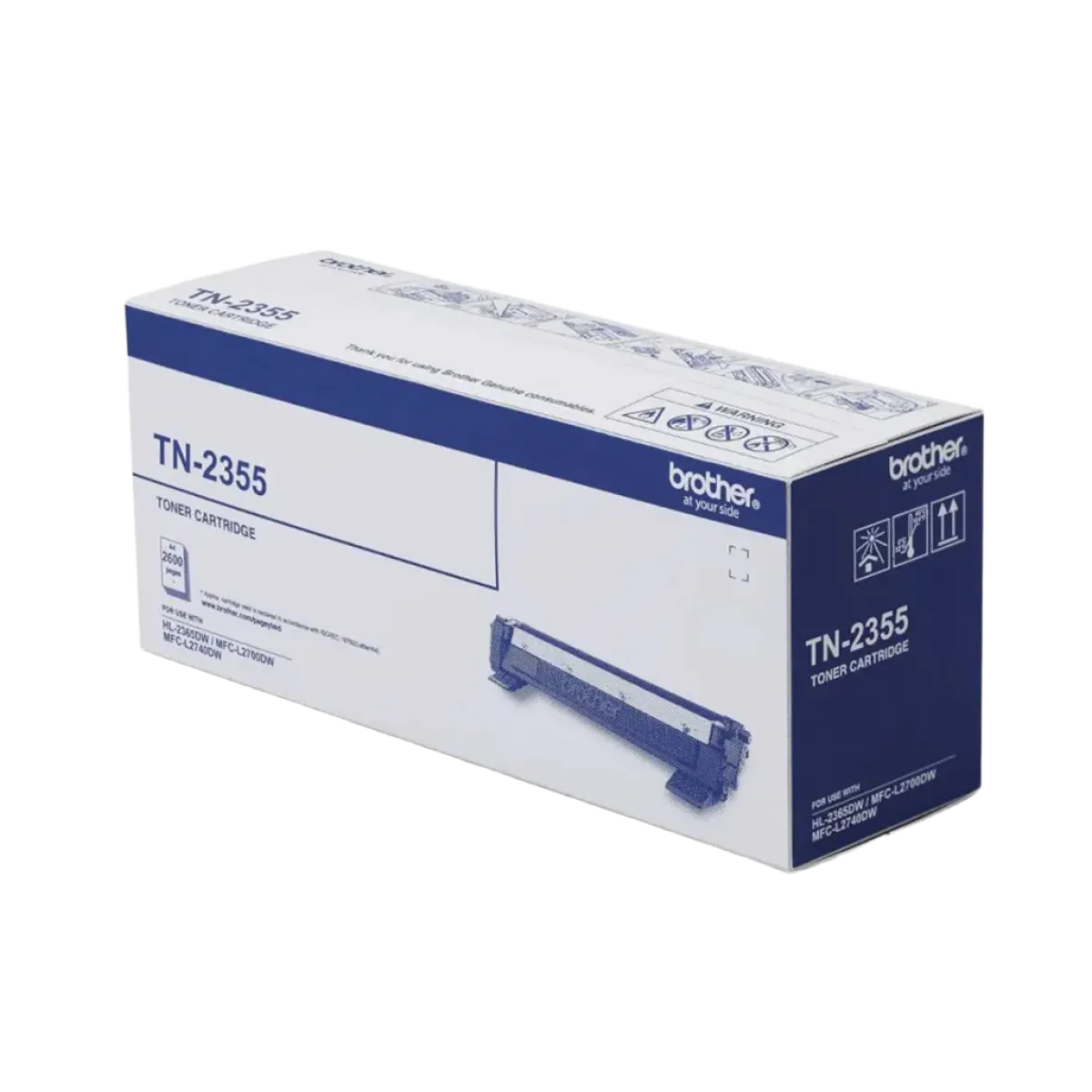 Brother (TN-2355) Black Genuine Laser Toner Cartridge for HL-L2320/L2365 & DCP-L2540 & MFC-L2700