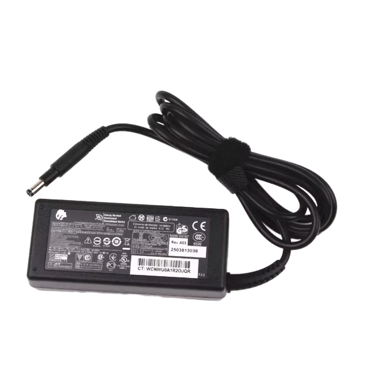 HP (PPP009D) Compatible Power Adapter, 18.5V 3.5A 65W, 7.4x5.0mm - Black