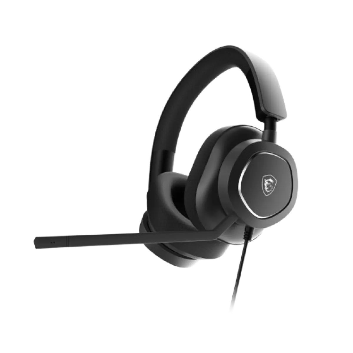 MSI (M300) Maestro 300 40mm Wired Headset, Detachable Mic, USB-C & USB - Black