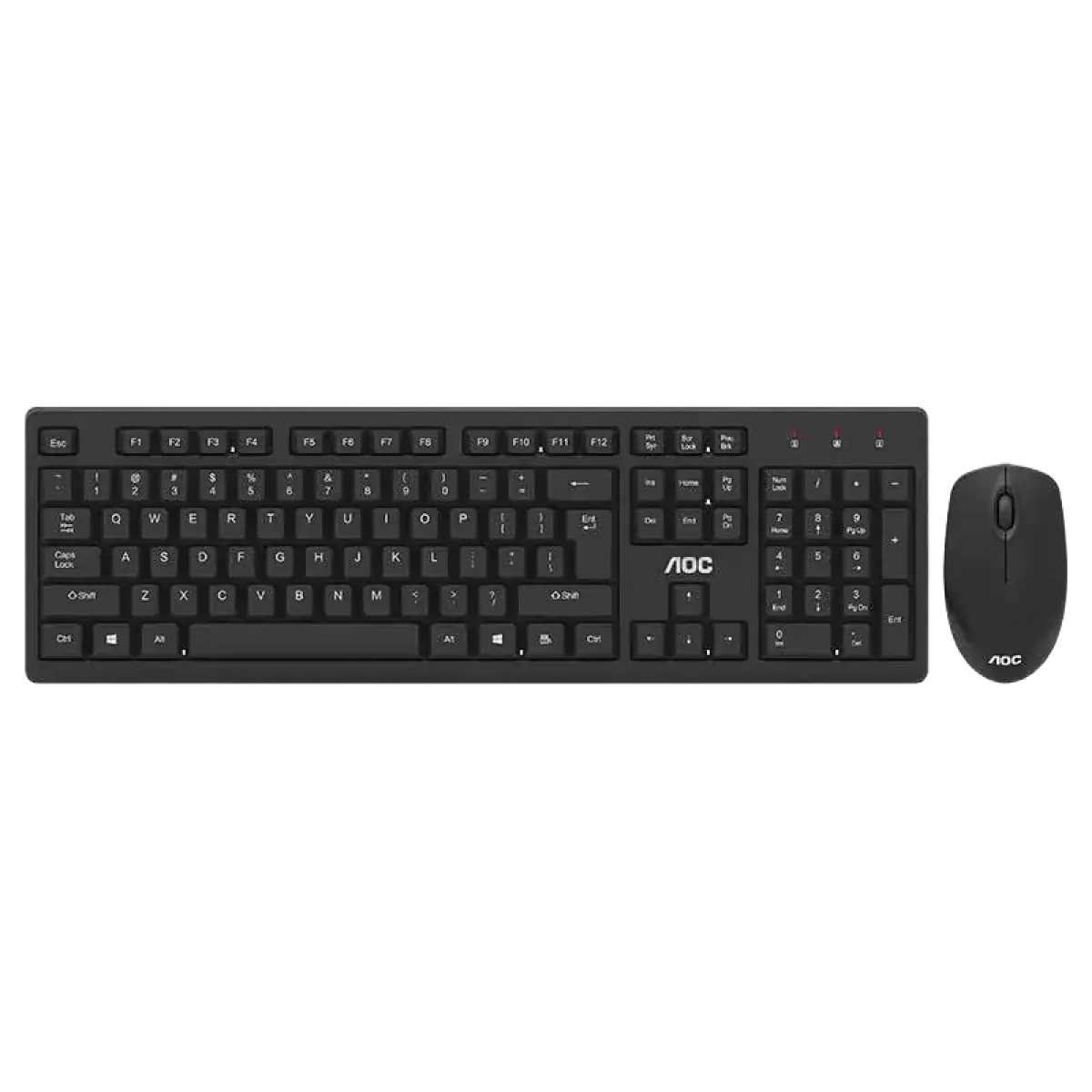 AOC (KM210) Wireless Keyboard and Mouse Combo, USB - Black