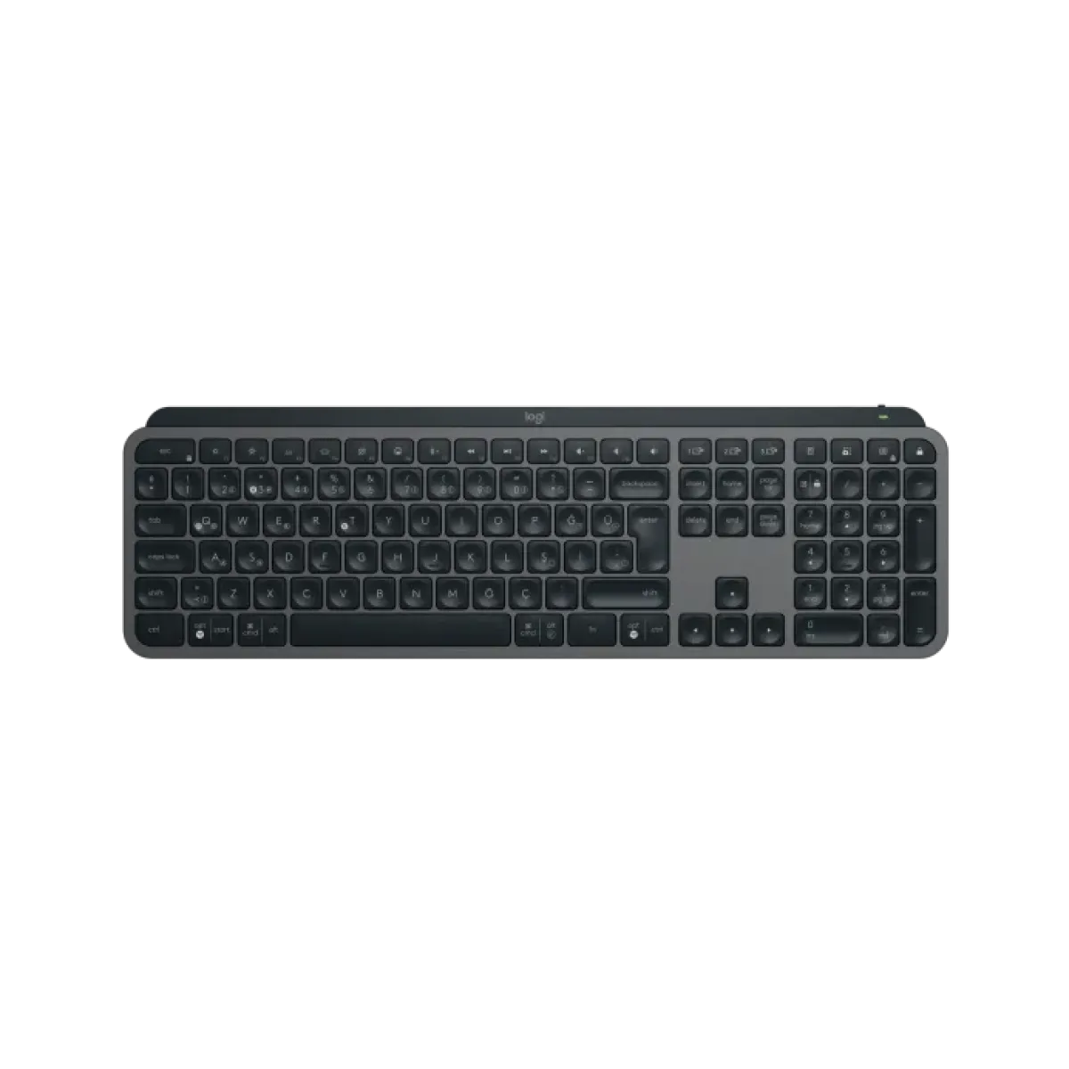 Logitech (920-011595) MX Keys S Wireless Full-size Keyboard, Backlit, US/AR Layout - Black